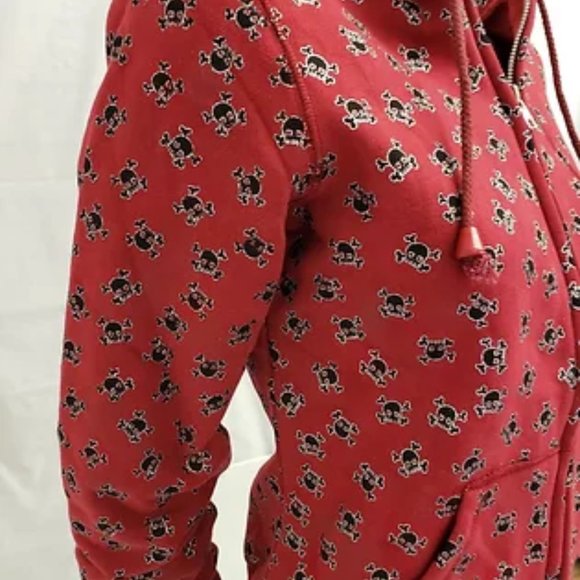 New Glitter Skull & Crossbone Hoodie - Picture 6 of 13